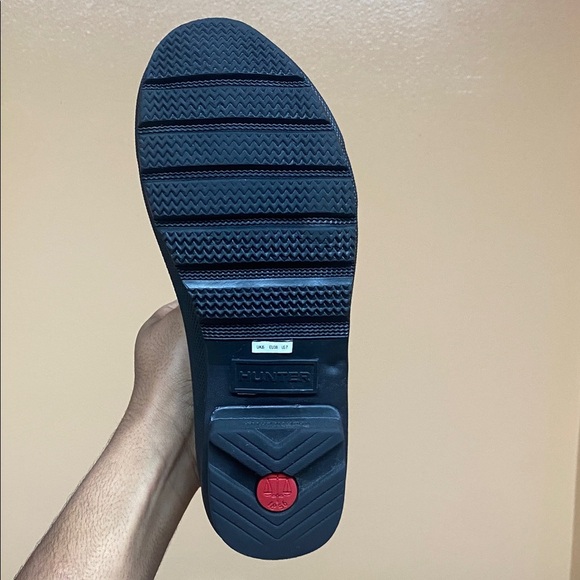 Hunter Women’s Original Matte Black Chelsea Rubber Rain Boots Size 7 - Picture 15 of 17